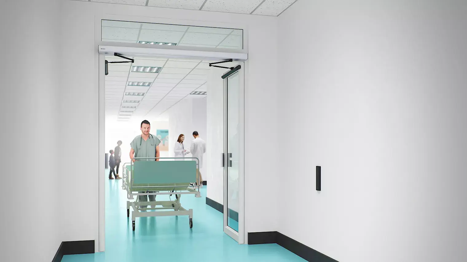 Porta de Vidro Pivotante SW 300